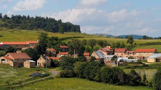 le hameau du Zagat, commune d'Ardes